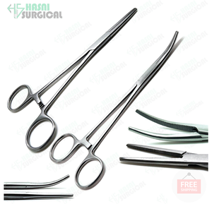Pinzas Hemostáticas Kelly de Alta Calidad, Grado A+, Precisión, con Bloqueo, Acero Inoxidable, Manuales, Aprobadas por CE e ISO, Clase I - Product Image 2