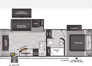 Autocaravanas y Remolques de Viaje F-o-r-e-s-t R-i-v-e-r Columbus 381FL 2025 2024 2026 - Product Image 3