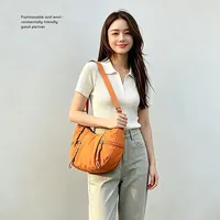 Kadınlar için Hilal Şeklinde Çapraz Askılı Çanta Hafif RPET Geri Dönüşümlü Omuz Çantası İşe Gidip Gelmek İçin Hoş Geldiniz Seti Çalışanlar İçin Hediyeler El Sanatları