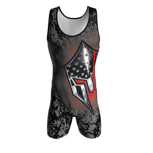 Proveedor de Ropa de Lucha de Marca Privada, Descuento por Volumen, Uniforme de Competición al por Mayor, Ropa Deportiva para Adultos, Lucha Libre, Elástica, con Estampado Frontal - Product Image 4