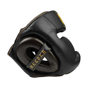 Casco de Boxeo Deportivo Doble, Protector de Cabeza Transpirable de Cuero PU con Características de Seguridad, Protector para Taekwondo, Negro/Marrón - Product Image 2