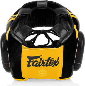 Haute qualité Fairtex M1 microfibre tête Gear nouveau Super Sparring HG16 Kickboxing tête protecteur en cuir véritable visage motif PU - Product Image 3