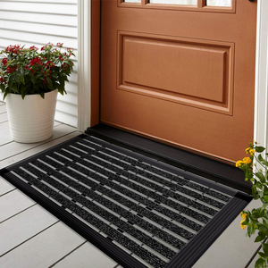 Tapis d'entrée commercial de haute qualité <span class=keywords><strong>paillasson</strong></span> de sol modulaire de luxe avec tapis de sol en alliage d'aluminium à imprimé animal - Product Image 4
