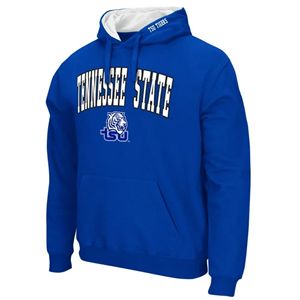 Para Tennessee State University Blue Pullover Hoodie 100% algodón Custom TSU Logo Diseño sólido Técnica forrada para fanáticos de HBCU - Product Image 3
