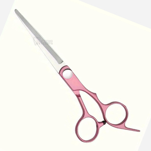 Ciseaux à cheveux en acier inoxydable pour droitier tranchant ergonomique haute précision barbier lame droite pansement professionnel - Product Image 3