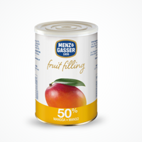 MANGO 50% FRUITVULLING Menz&Gasser AZIË 12X600g
