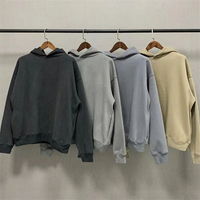 Sweat-shirts d'hiver en coton 100% de haute qualité, poids lourd, impression floquée originale, polaire pour hommes et femmes, en vente