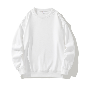 Nouveauté Sweat-shirt à col rond en coton et polyester personnalisé à épaules tombantes pour homme et femme, taille plus, surdimensionné - Product Image 5