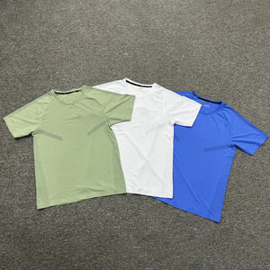 Personalizada Unisex hombres Casual deportes manga corta Fitness transpirable gimnasio entrenamiento camiseta secado rápido fino de alta calidad - Product Image 1