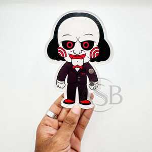 Halloween Custom Logo Acrylic Eyelash <b>Tiles</b> With <b>Magnets</b> For Tweezers Custom Logo Horror Chibi Jigsaw Lash <b>Tiles</b> - Product Image 6