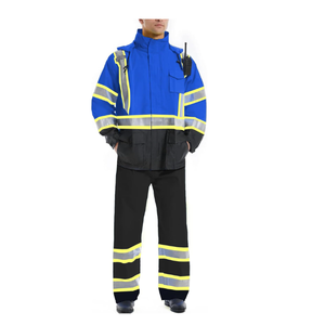 Overol de Seguridad de Último Diseño ANSI Clase 2, Impermeable, con Luces LED, Transpirable, Cómodo y Ligero, con Logotipo Personalizado - Product Image 3
