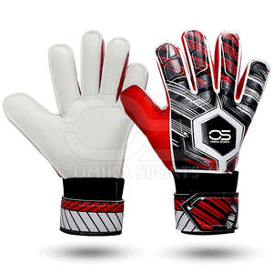 Guantes de portero duraderos con palma de agarre fuerte y soporte de muñeca de doble correa Guantes de portero de partido - Product Image 1