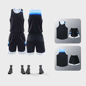 Ensembles de maillots de basket-ball personnalisés en gros, maille respirante, séchage rapide, design personnalisé, uniforme d'équipe, hommes, femmes, vêtements de sport OEM - Product Image 5