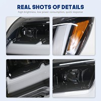 Nouveaux phares de projecteur LED de remplacement LUMA avec feux de jour LED pour Toyota 4Runner Hilux Surf 4ème génération 2006-2009
