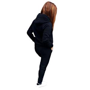 Ladies Casual Tracksuit Set Soft Cotton <b>Fleece</b> Sweatshirt <b>Jogger</b> Pants Lounge Sportswear for <b>Women</b> - Product Image 4