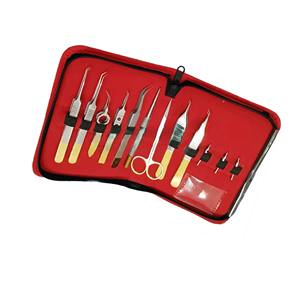 Juego de Instrumentos y Pinzas Quirúrgicas de Acero Inoxidable para Trasplante Capilar Hosanna, Alta Calidad, Certificado CE, Reutilizable - Product Image 2