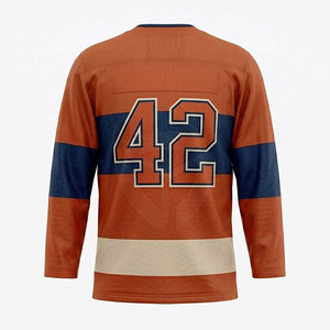 Camiseta de hockey sobre hielo con diseño moderno, tela transpirable, ideal para la práctica de atletas y partidos competitivos. - Product Image 2
