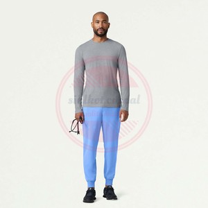 Algodón Underscrub Alta Calidad Profesional Médico Scrubs Enfermera Scrub Hospital Uniforme Set - Product Image 3