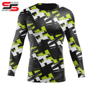 Hombres rash guard Spandex rash guard manga larga compresión rashguard para hombres sublimado impreso Top mejor calidad de moda - Product Image 5