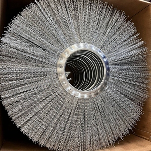Brosse de <span class=keywords><strong>disque</strong></span> de balayeuse de route de fil d'acier résistant pour l'enlèvement de neige et de débris - Product Image 1