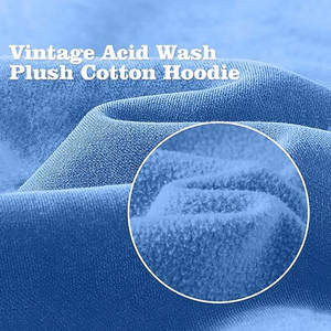 Hiver Meilleures ventes Sweats à capuche pour hommes Poids lourd de haute qualité Pullover Drop Shoulder Private Label Front Pocket Acid Wash Hoodie - Product Image 5