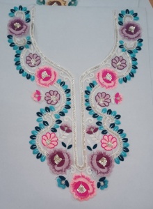 Cols de chemise brodés personnalisés en coton, polyester et dentelle pour la mode masculine et féminine - Product Image 6