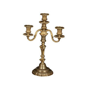 Portavelas de tres brazos de aluminio y Metal, decoración de mesa de boda, candelabro de tres pilares de estilo moderno para boda - Product Image 5