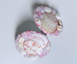 Seashell gương Việt Nam đánh bóng ven biển vỏ xách tay mini Seashell Gương trang trí bãi biển thanh lịch thiết kế nhỏ gọn thỏa thuận tốt nhất cung cấp - Product Image 1