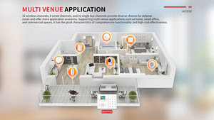 Kit Alarm rumah tanpa kabel cerdas 4G Wi-Fi verifikasi Video Alarme Sans Fil Keyboard layar sentuh untuk keamanan rumah - Product Image 5