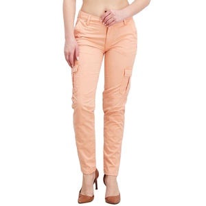 KATBROS INDUSTRY Pantalon cargo décontracté pour femme, hiver, qualité supérieure, best-seller, impression de logo personnalisé, taille élastique, tissu extensible - Product Image 1