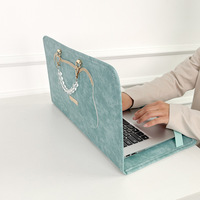 Housse élégante et mignonne pour ordinateur portable, en PU respirant, portable, pour ordinateurs portables de 13 à 16 pouces, design 2026