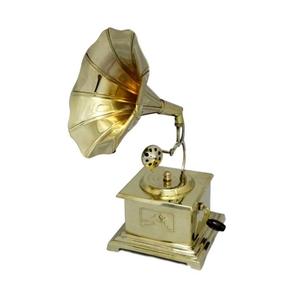 Lecteur Gramophone en alliage d'aluminium rétro poli brillant Design antique Article cadeau décoratif pour la maison de haute qualité Produit supérieur. - Product Image 1