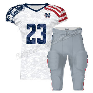 Servicios OEM, Nuevo Estilo, Uniforme de Fútbol Clásico para Hombre, Jersey de Fútbol Americano, Talla Grande, Conjunto de Fútbol Americano para Niños - Product Image 1