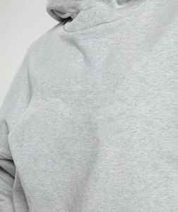 Pull Baggy Surdimensionné Femmes Long À Capuche Goutte D'épaule Style Streetwear Solide Velours À Capuche Service OEM - Product Image 6