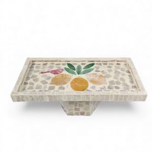 Mother of Pearl Food Stand Handmade Natural Shell For Food Display <b>Buffet</b> And <b>Table</b> Serving Vietnam - Product Image 1
