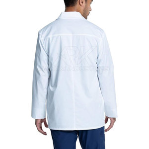 เสื้อกาวน์แพทย์ทันสมัย ผิวสัมผัสเรียบเนียน ดีไซน์ใช้งานได้จริงสำหรับงานทางการแพทย์ประจำวัน - Product Image 3
