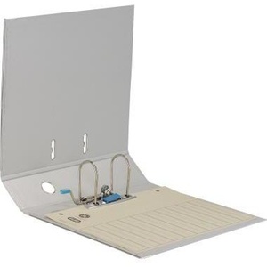 ELBA Rado Plast 80mm DIN <b>A4</b> Binder Cardboard File <b>Folder</b> with Grey PVC Lamination Outer PVC Lamination - Product Image 1