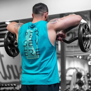 เสื้อกล้ามสำหรับผู้ชายไซส์พิเศษระบายอากาศได้ดีแห้งเร็วใส่ออกกำลังกายวิ่งวิ่งวิ่งออกกำลังกายแบบลำลอง - Product Image 3