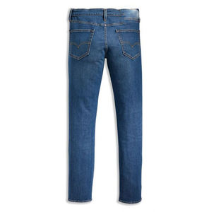 Pantalones de mezclilla de algodón 100% de cintura media recta, tejidos, de lavado medio, lisos, con logo personalizado, casuales para hombre, ideales para el invierno. - Product Image 4