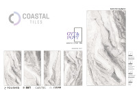 Nova Carrara White 600X1200mm Baldosas de porcelana Estilo de lujo Baldosas de mármol Alto brillo Antideslizante Azulejos pulidos Baños