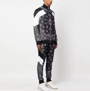 Custom sportswear polo tracksuit short and t <b>shirt</b> set <b>white</b> string <b>long</b> <b>sleeves</b> <b>men</b> tracksuit / jogging suit/ sweatsuit - Product Image 3