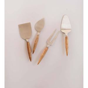 Couteau à beurre en feuilles avec logo personnalisé avec matériau épais, argent poli, poignée design royal, couteaux à fromage - Product Image 6