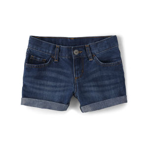 Short en jean décontracté personnalisé pour hommes, haute qualité, séchage rapide, respirant, tricoté, tissage de rue, motif uni, grande taille - Product Image 1