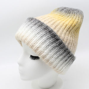 Hot Promotion Custom Knitted 100% <b>Wool</b> <b>Beanie</b> Hat for Men and Women Winter Acrylic <b>Beanie</b> with Bows Pattern for Beach Wear - Product Image 4
