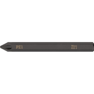 WERA PZ1 <b>Screwdriver</b> Bit 855 S 70mm Length 5-Pack - Product Image 1