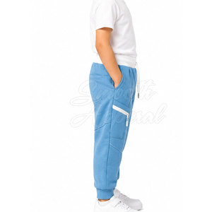 Pantalon de jogging léger pour garçons, taille haute, cordon de serrage, 100 % coton, matière respirante pour la course, le jeu et le quotidien, élégant - Product Image 5