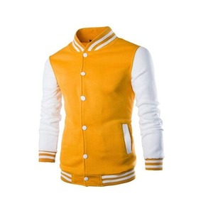 Vestes universitaires pour hommes grande taille, vente en gros de vestes universitaires vierges, logo personnalisé, veste universitaire unie à lettres pour hommes - Product Image 5