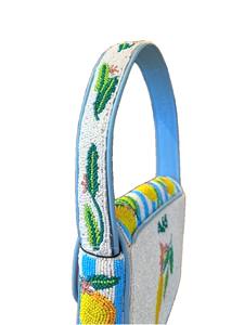 Nouvelle collection Sac à main en bandoulière bohème de luxe indien avec perles, fait à la main, portable - Product Image 3