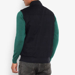 Nueva venta al por mayor ligero Casual Full-Zip Polar chaleco Softshell a prueba de viento sin mangas cremallera Full-Zip chaleco Logo invierno - Product Image 3