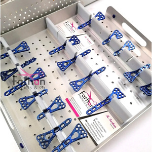 Placas dentales distales de ángulo variable de 2,7mm con tornillos Juego veterinario ortopédico - Product Image 2